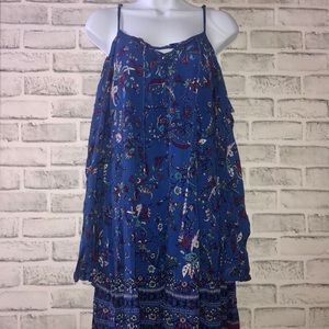 🦋Xhilaration Floral Boho Cold Shoulder Dress